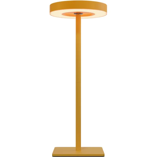 Nook Oplaadbare tafellamp - Geel - Draadloos - LED & 3 lichtstanden - Bureaulamp of nachtlampje