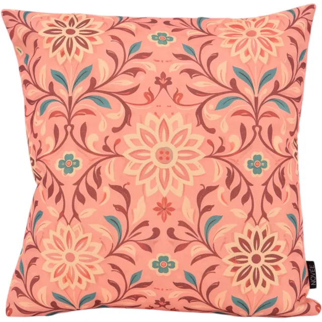 NOVÉE Sierkussen Vintage Bloom Roze | 45x45 cm | Katoen/Linnen