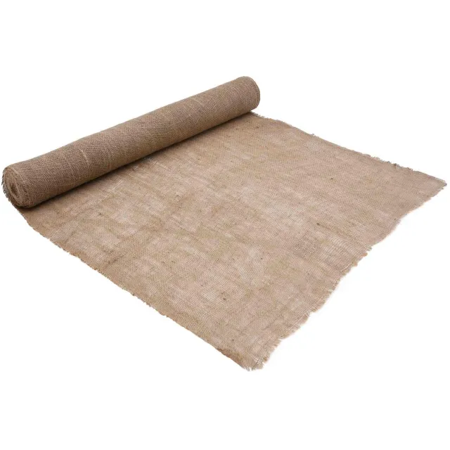 vidaXL Tuin - Jute - Net - 100 - cm - x - 25 - m - 180 - gsm - 100% - Tossa - Jute - Naturel