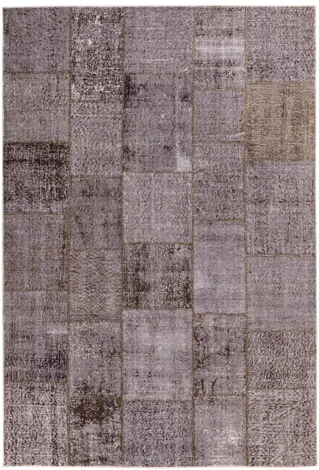 Padiro design laagpolig vloerkleed 120 x 170 cm - donkergrijs - modern abstract ontwerp - voor vloerverwarming - van polyester en katoen