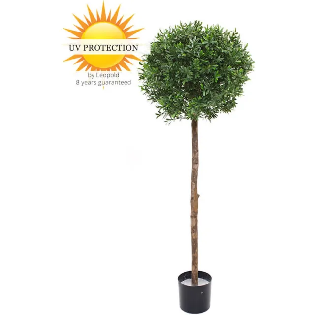 LeopoldFlora Kunst Hulst Ilex op stam 135 cm UV Groen