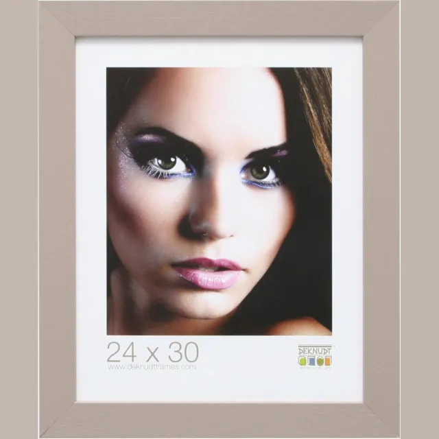 Deknudt Frames Basic, breed taupe, hout fotomaat 70x100 cm
