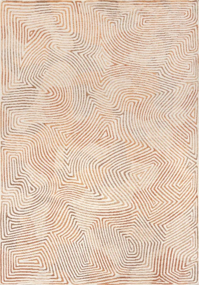 Louis de Poortere Wasbaar Binnen & Buiten Vloerkleed - 235 x 340 cm - Louis De Poortere Coral Indian Sand - Laagpolig Tapijt - Gerecycled PET - Made in Belgium - Circulair Rood