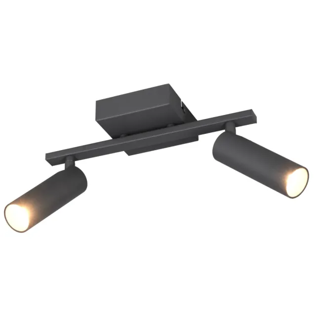 Trio DARA - Spot - Antraciet - excl. 2x GU10 4 W