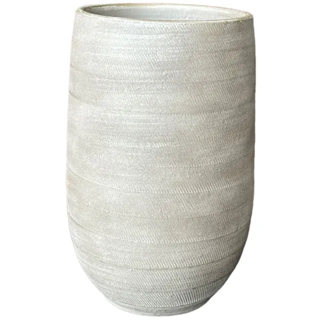 HS Potterie Nagano vaas Ivoor D25 x