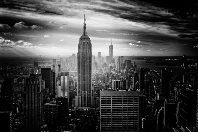 Canvasvooraandemuur.nl New York Skyline 11 Multi