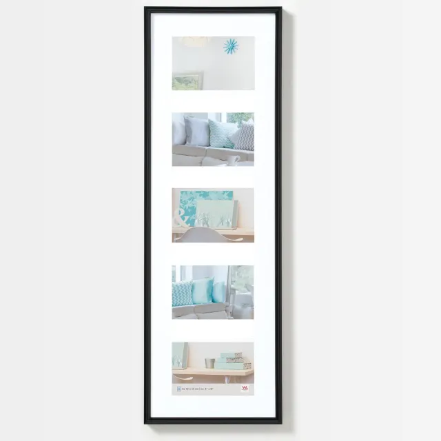 Walther New Lifestyle - Kunststof lijst - Fotoformaat 5 x 10x15 cm - Zwart