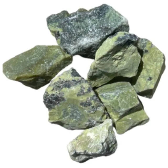 Ruben Robijn Serpentijn Peru 250 gr. ruwe brokjes Groen