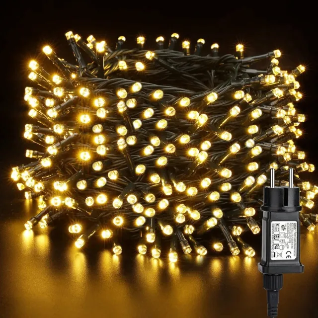 Thuys 50M LED Kerstverlichting – Buiten & Binnen – Waterdichte Lichtslinger – Met 8 Modi