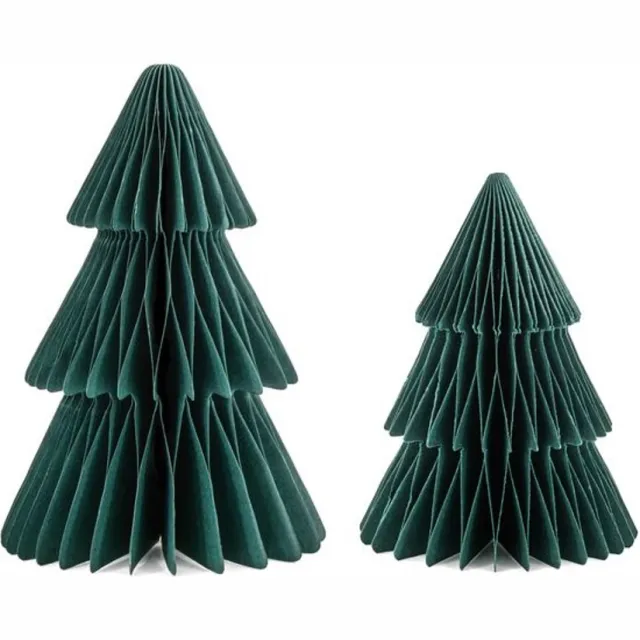Sass & Belle Kersthanger Honeycomb Kerstboom Groen - Sass & Belle