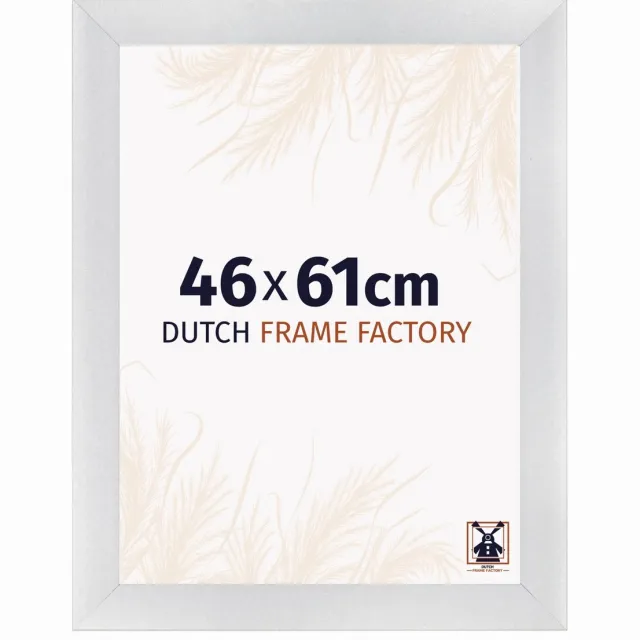 Dutch Frame Factory Fotolijst 46x61 cm - MDF - Zilver Mat - Praag