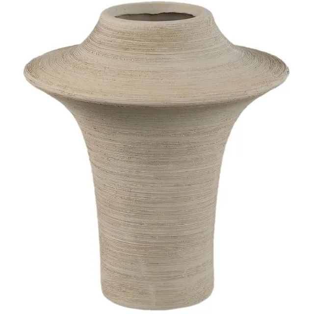 PTMD Vaas Rinder - Beige - 21x21x24cm