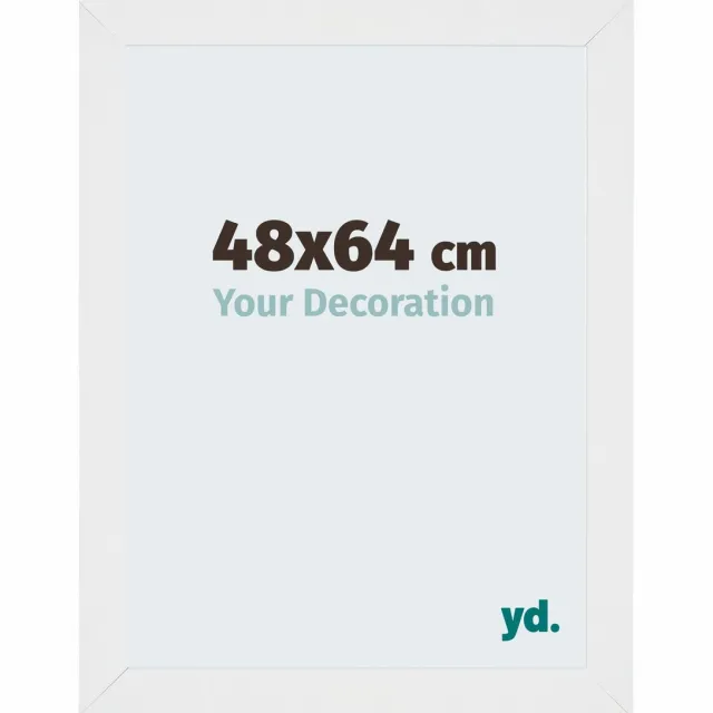 yd. Your Decoration - Fotolijst 48x64 cm - MDF - Wit Hoogglans - Mura