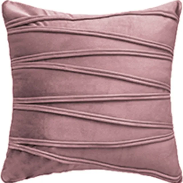 Maison Extravagante IDUN - Luxe Sierkussens Velvet Oudroze - 3 stuks - Fluweel - 45x45cm - met binnenkussens