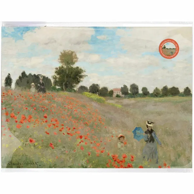 Lanzfeld (museumwebshop.com) Lanzfeld Monet - Poster Schilderij A3 - Klaprozen op het Veld - Claude Monet - PP Hoes Claude Monet - Klaprozen