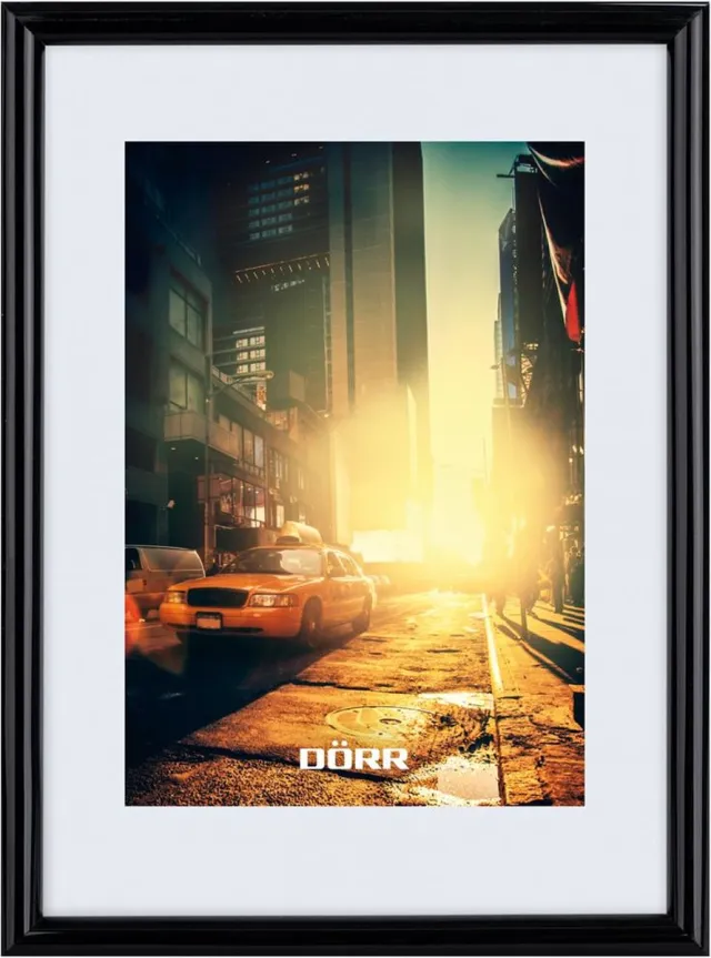 Dörr New York Kunststof fotolijst 9x13 zwart