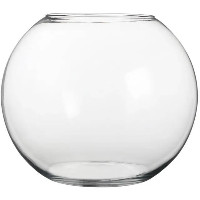 Mica Decorations Babet Bol Vaas - H31 x Ø40 cm - Transparant