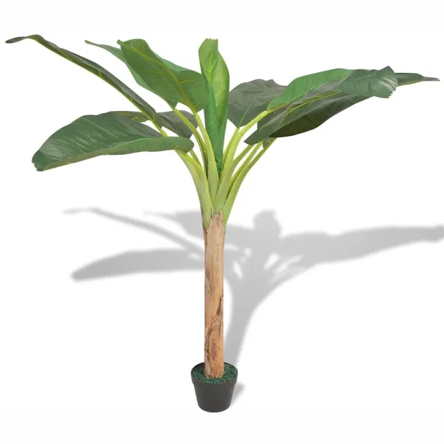 vidaXL Kunst bananenboom plant met pot 150 cm groen