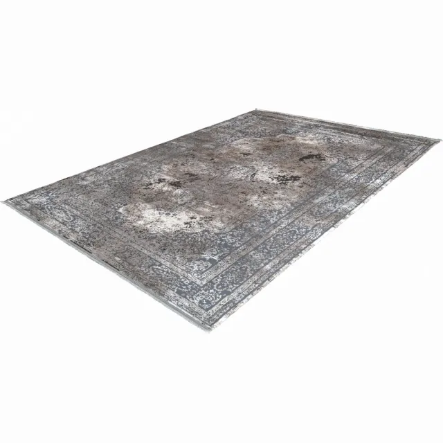 Lalee Pierre Cardin Elysee Lalee- Vintage - Super zacht - Shinny - acryl viscose - Vloerkleed – hotel sjiek - design tapijt fraai – modern designer Karpet - 120x170- Grijs silver