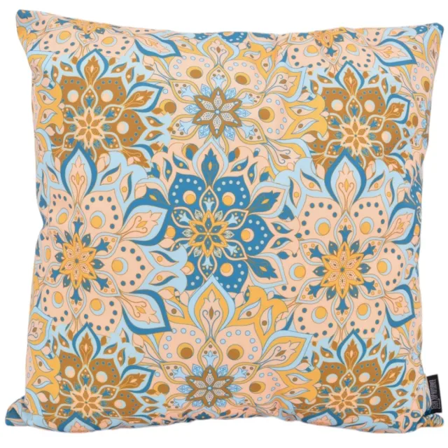 Gek op Kussens! Mandala Pattern #3 Kussenhoes | 45 x 45 cm | Katoen/Polyester blauw