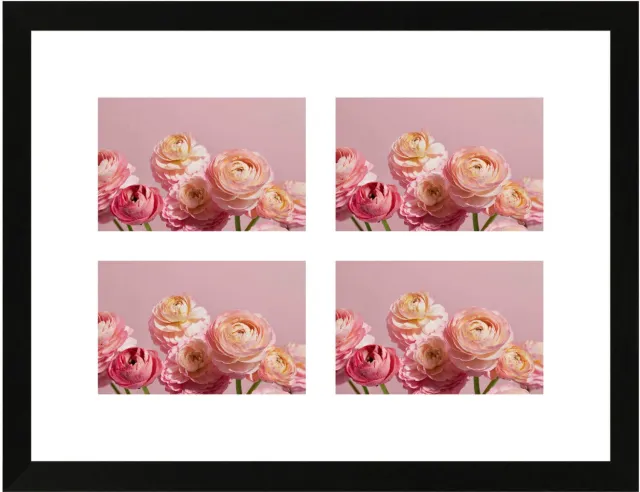 SecaDesign Anima Fotolijst - Zwart - Voor 4 foto's 10x15 cm