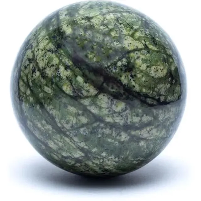 Joy of Balance Groene Serpentijn Edelsteen - Bol - AA Kwaliteit - 5cm