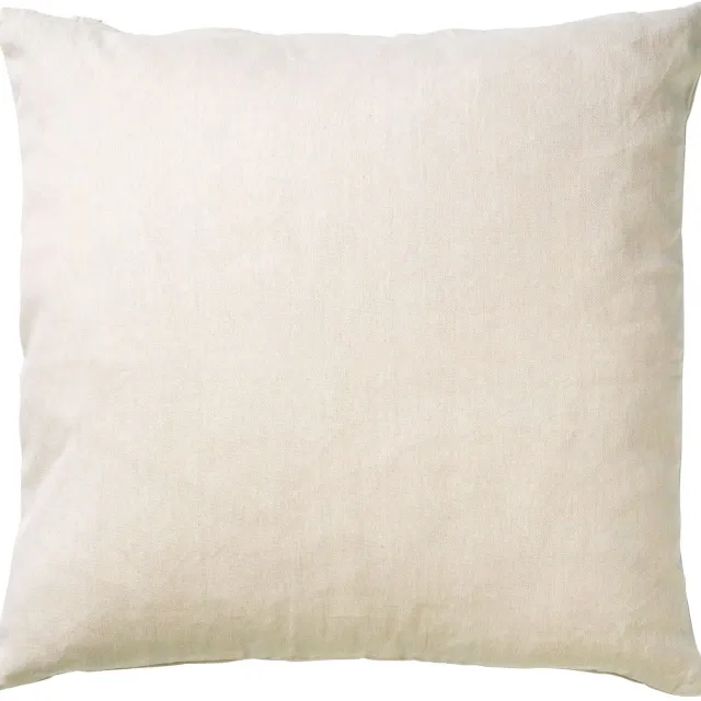 Dutch Decor JAMES - Sierkussen 45x45 cm - duurzaam katoen - effen kleur - Pumice Stone - beige - Inclusief binnenkussen - Luxe kussens voor woonkamer & bank
