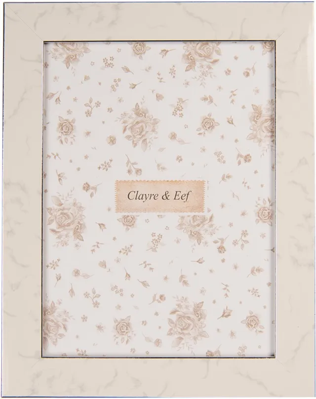 Clayre & Eef Fotolijst 10x15 cm Beige Kunststof