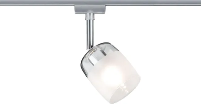 Paulmann 230V-railsysteem lamp Paulmann Blossom 95338 G9 N/A Vermogen: 10 W N/A Chroom (mat), Satijn