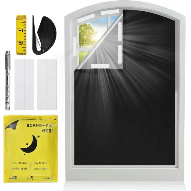 JGS Premium - Verduisteringsgordijnen 200x145 cm - Verduisterende Stof - Thuis Babykamer Slaapzaal Kantoor - Reizen any