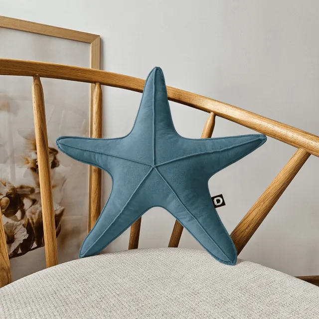 Decordruk VELVET Serie - Sierkussen - Stervormig - Morska - 43cm
