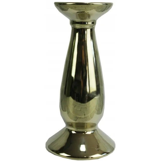 Polnix Gouden Keramische Kandelaar Polnix 32 cm - Elegante Woondecoratie