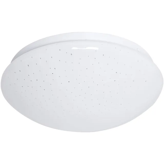 V-TAC LED-plafondlamp, woonkamerlamp, sterrenhemeleffect, wit metaal, D 26 cm