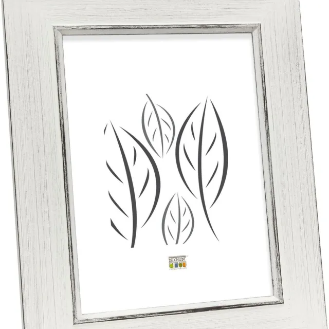 Deknudt Frames fotolijst S48SK1 - wit geschilderd - foto: 13x18 cm