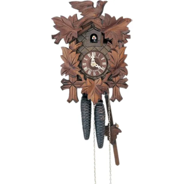 Anton Schneider Schneider Koekoeksklok 80/9 - vogel - 1daags uurwerk - 23 cm hoog notenhout kleur