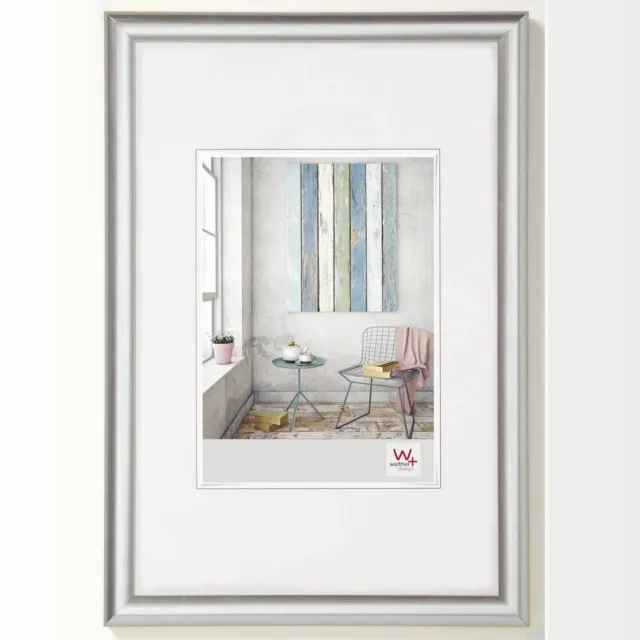 Walther Trendstyle - Kunststof lijst - Fotoformaat 20x30 cm - Zilver