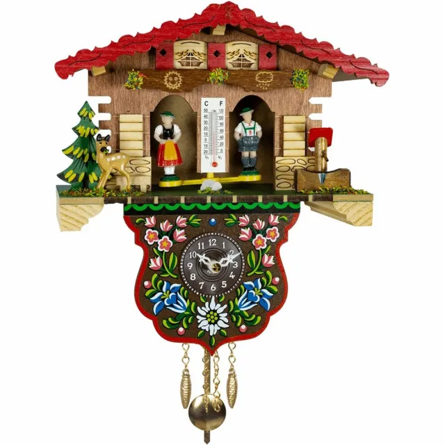 Trenkle 807_PQ - Wandklok - kwarts - Miniatur-Uhr meerkleurig