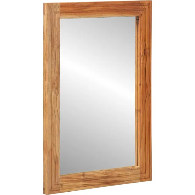 vidaXL Badkamer Spiegel Wandgemonteerd Bruin 70 x 50 x 2.5 cm