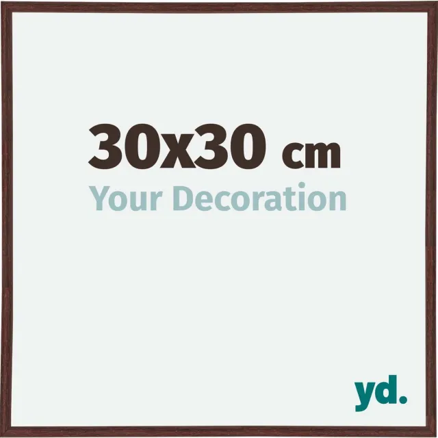 yd. Your Decoration - Fotolijst 30x30 cm - Kunststof - Bruin - Annecy