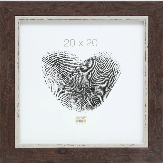 Deknudt Frames fotolijst S45VY2 - bruine houttint - voor foto 20x20 cm