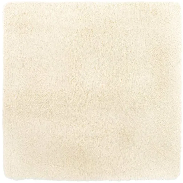 vidaXL Hoogpolig - vloerkleed - NAVARRA - cm - polyester - crèmekleurig
