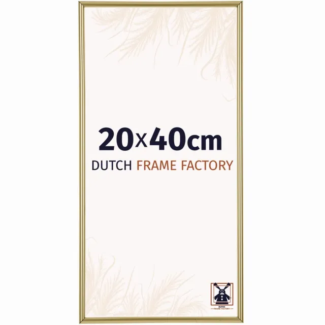Dutch Frame Factory Fotolijst 20x40 cm - Kunststof - Goud - Angers