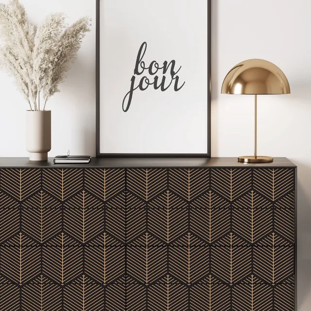 Ambiance Sticker Scandinavische meubelsticker Hendrickx 60 x 90 cm Multi color