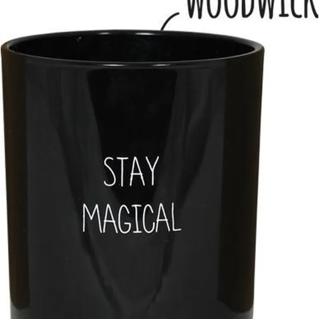 My Flame Lifestyle My Flame Geurkaars Stay Magical sojakaars zwart