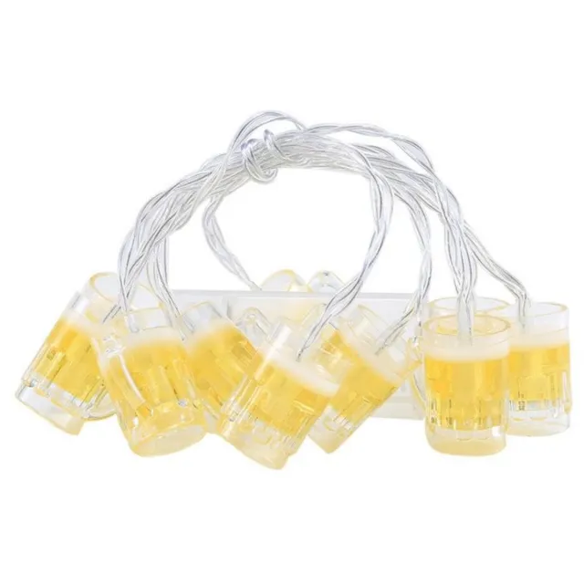 GelldG 20 LED Slingerlicht voor Binnen - Batterijgevoede Lichterketen - 3m Warm Witte Verlichting - Geschikt voor Bar, Party, Hochzeit en Kerst - Kunststof - Incl. Batterijen