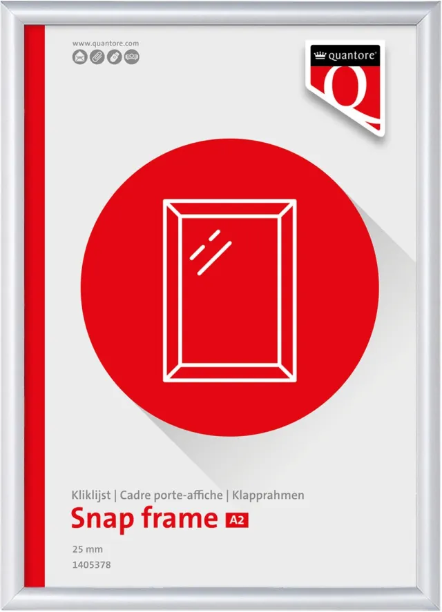 Syna Kliklijst Standard A2 Rechte Hoeken 25 Mm - Syna KRA2G25 Aluminium