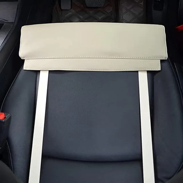 JGS Premium - Autostoelaanpassing Beenondersteuning Dij Ondersteuning - Comfortabele Verlenging voor Auto Zitkussens Beige