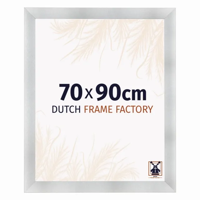 Dutch Frame Factory Fotolijst 70x90 cm - MDF - Aluminium Geborsteld - Praag