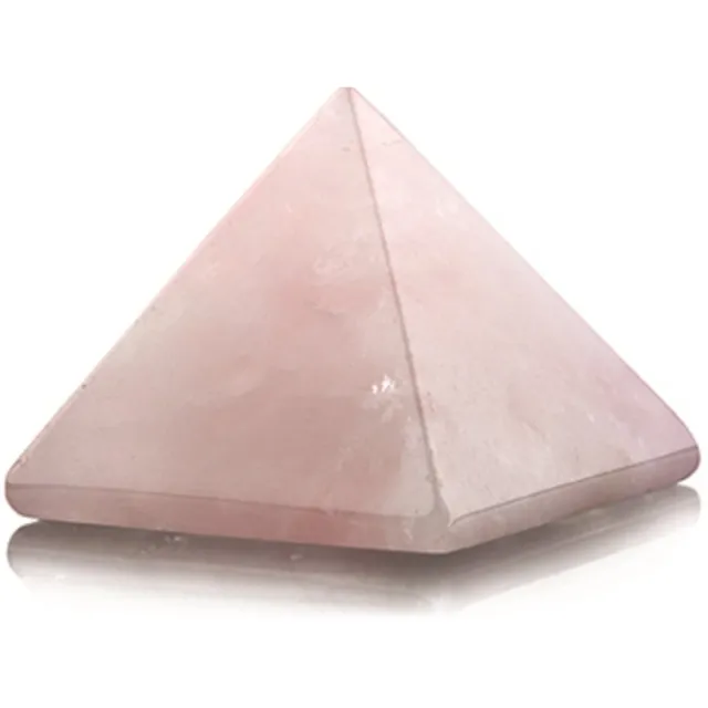 Ruben Robijn Roze kwarts 35 mm edelsteen piramide