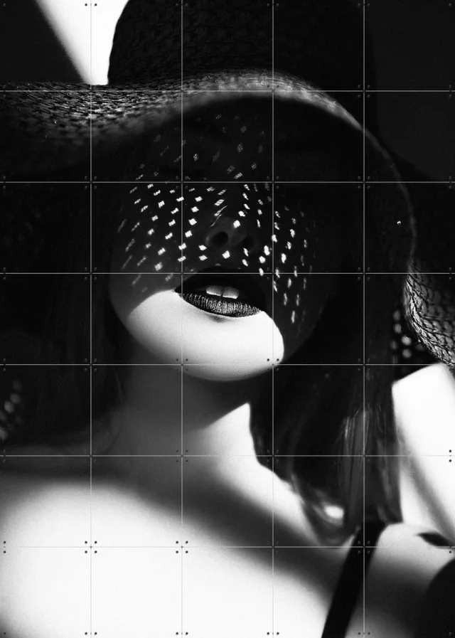 IXXI White Dots, Ruslan Bolgov & Various - 100 x 140 cm - Grote wanddecoratie en posters - Fotografie, Klassiek, Slaapkamer, Mancave, Woonkamer Zwart en wit / Zwart / Monochroom